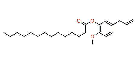 3-Allyl-6-methoxyphenyl tetradecanoate